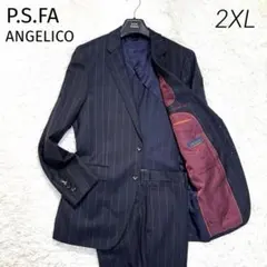 P.S.FA セットアップ ANGELICOストライプ 背抜き 本切羽 A8