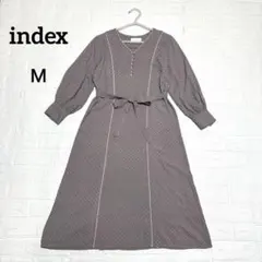 《index》へリンボーンパイピングワンピース Mサイズのサムネイル