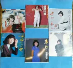 EPレコード　　日吉ミミ　／　男と女のお話　6枚セット