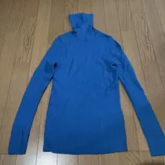UNIQLO タートルネックセーター M ブルー