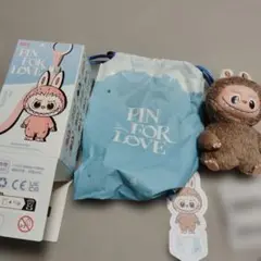 ラブブ イニシャル 【&】PINFORLOVE LABUBU