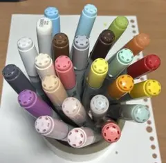 COPIC 中古 コピック チャオ 25本+インク+マルチライナー まとめ売りのサムネイル