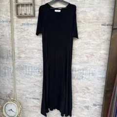 ヤマダヤ 新品未使用 スコットクラブ購入 異素材 プリーツ ロングワンピース