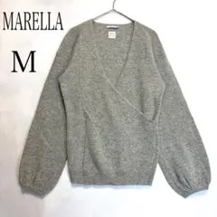 MARELLA マレーラ カシュクール ニット プルオーバー ラップセーター Mのサムネイル
