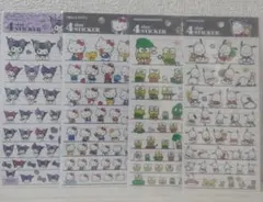 【正規品】サンリオ 4size STICKERS 6　4枚セット