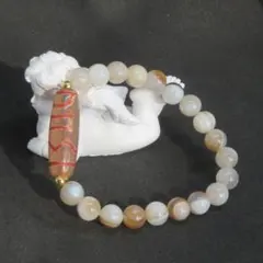 息増懐天珠★デザインブレス