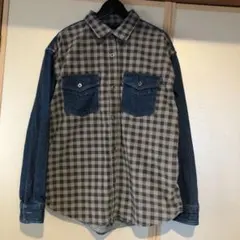Levi's silverTab M チェックデニムシャツ