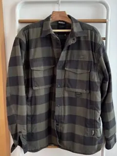 Jack Wolfskin チェック柄シャツジャケット メンズ 裏ボアのサムネイル