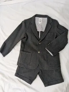 B:MING by BEAMS グレー スーツセット 120　入学式　冠婚葬祭