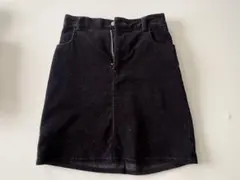 WEGO コーデュロイ ミニスカート ブラック S