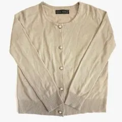 CECIL McBEE パールボタン付きニットカーディガン