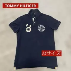 TOMMYHILFIGERトミーヒルヒガー半袖ポロシャツ〈M〉紺色のサムネイル