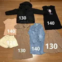 トップス 子供服セット（ジャケット・Tシャツ・パンツなど）130 140