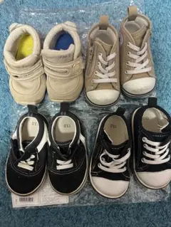 ベビーシューズ 13cm 4足セット コンバース イフミー