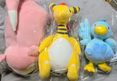 포켓몬 ぬいぐるみ 3点セット 야돈 デンリュウ コアルヒー