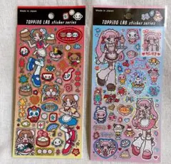 【品薄？】キラキラアルバイター シール メイド服 チャイナ ギャル 平成っぽ