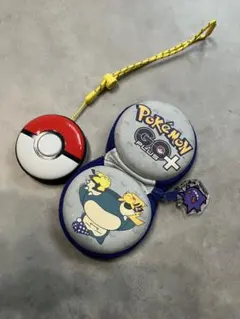 ポケモンGO+プラス カビゴンケース、ひも、ゲンガーチャーム付き