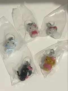Hello Kitty ハローキティ めじるしアクセサリー セミコンプ 5点