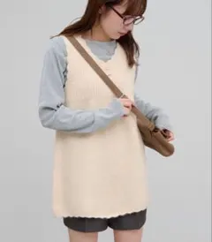 フラワーチュニックVベスト