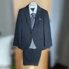 フォーマルスーツ ベスト付き 110cm ブラック