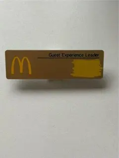 非売品レトロ❗️マクドナルド　ネームプレート 2025年最新】マクドナルド ネームプレートの人気アイテム - メルカリ