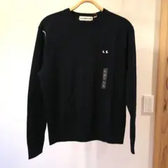 ユニクロⅹアニヤハンドマーチ　ニットネイビーL