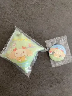 くら寿司 シナモロール クッションチャーム　缶バッチ