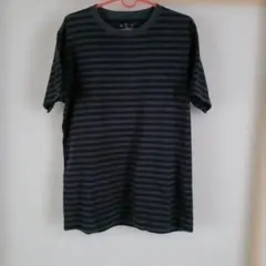 ボーダー半袖Tシャツ　無印良品　メンズTシャツ　小さめLサイズ半袖Tシャツ