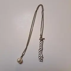 シルバー パール ネックレス