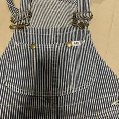 Lee ストライプ オーバーオール レディース Sサイズ