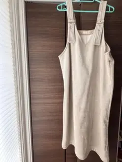 ロゴスデイズ　ベージュ コーデュロイ サロペット