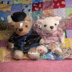 テディベア．アフタヌーンティーリバティコラボ商品新品2体セット