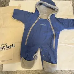 mont-bell ベビーアウター FREE ブルー サイズフリー