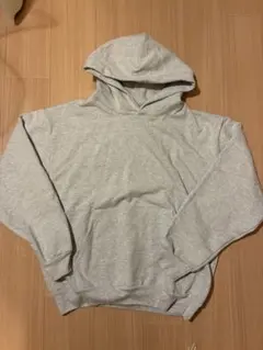 ロサンゼルスアパレル14オンスヘビーフリース スウェット パーカー グレーL