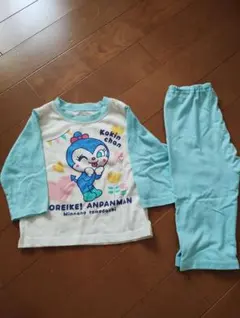アンパンマン コキンちゃん　ベビーパジャマ 95cm 水色/白