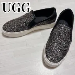 ⭐︎人気UGGスリッポン 25センチ ブラックラメ ユニセックス