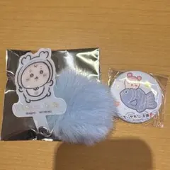 ちいかわ もぐもぐ本舗 缶バッジ ちいかわベビー フォンタブ 古本屋 カニちゃん
