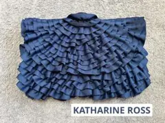 KATHARINE ROSS クラッチ　フリルバック　パーティバック　結婚式