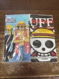 ワンピース　ミニフェイスタオル 2枚セット