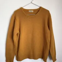 ciaopanic チャオパニック　ニット　セーター　クルーネック　マスタード