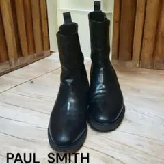 極美品　ポールスミス　本革　サイドゴアブーツ　メンズ　ブラック　ショートブーツ 楽天市場】Paul Smith バックジップブーツ ポールスミス 牛革
