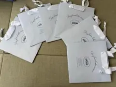 gelato pique リボン付きホワイトショッパー 6枚セット