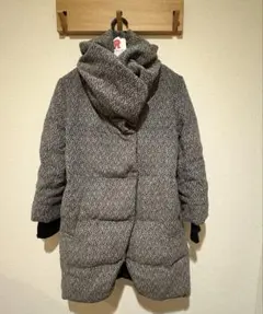 12/15まで！furry rate ヘリンボーン柄 ダウンジャケット