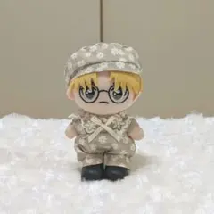 GIGO ぬい服 ベレー帽 サロペット インナー 淡色 花柄