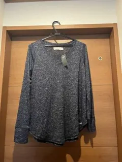 アバクロンビーアンドフィッチ ネイビー系 長袖Tシャツ M