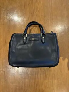 極美品】J&M DAVIDSON ネイビーブルー レザーショルダーバッグ - メルカリ