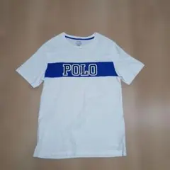 美品Polo Ralph Lauren Tシャツ ホワイト/ブルー