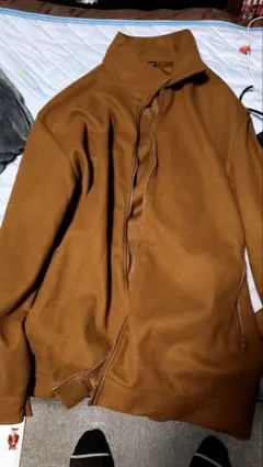 SHEIN ブラウン フリースジャケット 5XL