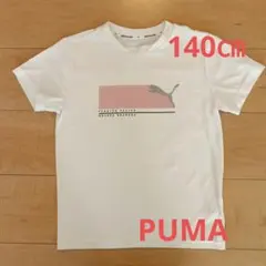 PUMA白シャツ　140㎝