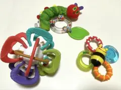 【3品セット】カチカチラトル、sassy歯固め、はらぺこあおむしラトルのサムネイル